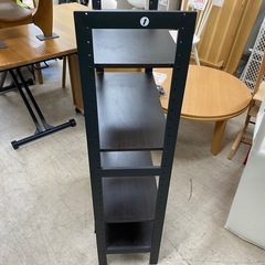 7627 ニトリ シェルフラック ブラウン 4段 4段ラック 本棚 軽量 モダン ナチュラルモダン シェルフの画像