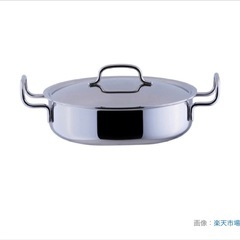 ステンレス鍋　新品未使用　有害物質なし。
ジオプロダクトの画像