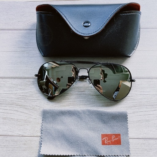 【美品】レイバン/サングラス/OUTDOORSMAN Ⅱ