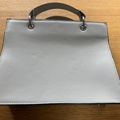 ZARA バケットカバン　ホワイト　美品の画像