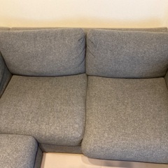 3人掛けソファ(オットマン付き)の画像