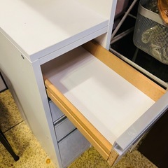 《商談中》【池上店】  隙間収納　スキマ収納　ナローシェルフ　脱衣所　キッチン収納　収納家具　細い　デットスペース　調味料　調味料収納　の画像
