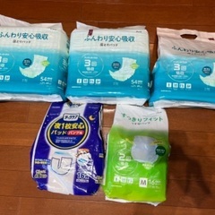 大人用紙オムツ（未開封、開封済　145枚）