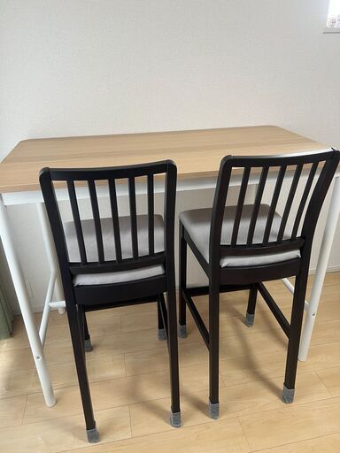 IKEA　カウンターテーブル　椅子付き