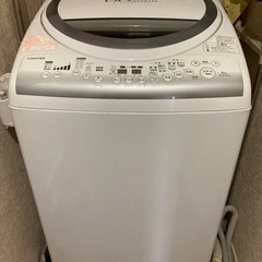 決まりました、TOSHIBA 8キロ洗濯機