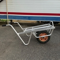 最終値下げです！【2台セット】アルミ 台車 運搬 作業台車 コンテナカー 手押し 農家 農業 農作業 二輪 2輪 二輪車 2輪車 一輪車 1輪車の画像