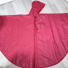ディズニー レインポンチョ 赤の画像