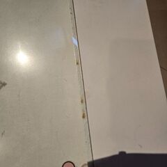 汚れ剥げあり　ガラス板ローテーブルの画像