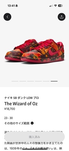 新品、未使用　ナイキSBダンクLOWプロ