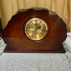 CITIZEN シチズン 年輪時計 置き時計 クォーツ 昭和レト...