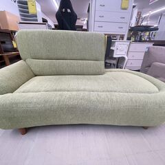 【ジモティ来店特価！！】2人掛けソファ　グリーン　J-250111