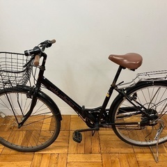 中古自転車（ブラック/26インチ/シマノ6段変速/両立スタンド/...