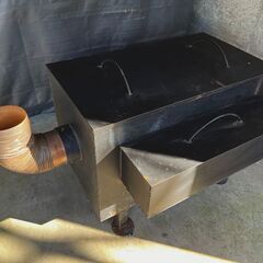 特注薪用焼き芋機　焼き芋ストーブ