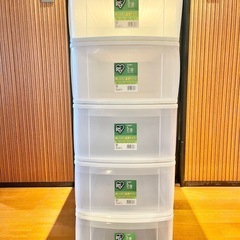 アイリスオーヤマ　　カラーボックス5段
の画像