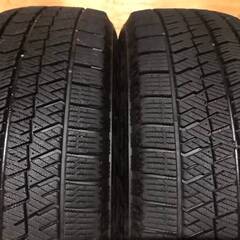 スチールホイール　15インチ　6J　PCD114.3　5穴　ET約48　ハブ径約60　BRIDGESTONE　BLIZZAK　VRX2　195/65R15　2018年　4本の画像