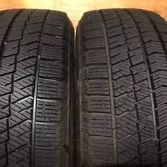 スチールホイール　15インチ　6J　PCD114.3　5穴　ET約48　ハブ径約60　BRIDGESTONE　BLIZZAK　VRX2　195/65R15　2018年　4本の画像