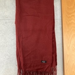 【美品】カシミアウール100% ワインレッドとカーキのセットの画像