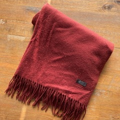 【美品】カシミアウール100% ワインレッドとカーキのセット