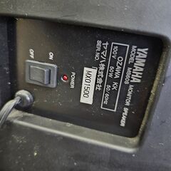 YAMAHA　モニタースピーカー　MS60S　アンプ内蔵　ジャンク品の画像