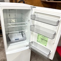 札幌市内配送可 【6ヵ月保証付き】美品 22年製 東芝 TOSHIBA 153L 2ドア冷蔵庫 GR-T15BS-W 右開き