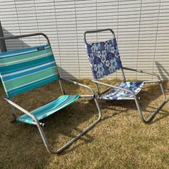 アウトドア用 テーブル イス×2の画像