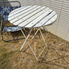 アウトドア用 テーブル イス×2の画像