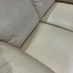 商談中　2人掛けソファー　　　　ベージュ の画像