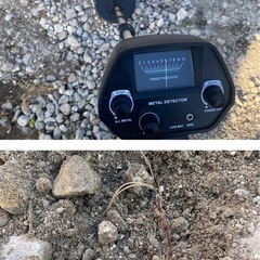 金属探知機　宝探しの画像