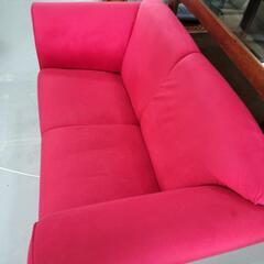 2人掛けソファ REDの画像