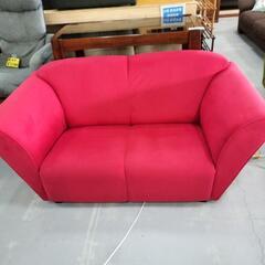 2人掛けソファ REDの画像