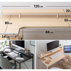 L字型デスクの画像