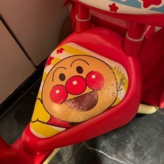ブザー付きおでかけ三輪車　アンパンマンデラックスの画像