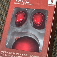 【終了】ALPEX True ワイヤレスイヤホン BTW-A3700（レッド）の画像