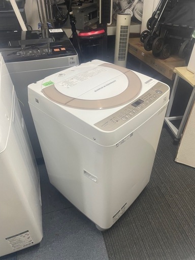 配送設置無料　保証付き SHARP 7kg 洗濯機 ES-KS70T-N
