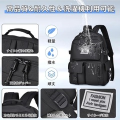 【新品】リュック　男女兼用　防水の画像