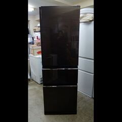 札幌配送可★三菱◆3ドア冷凍冷蔵庫◆氷点下ストッカー/自動製氷/...