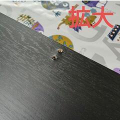 テレビ台　ブラック　横79×高10.5×奥29cmの画像