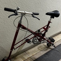 折りたたみ、自転車の画像