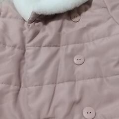 美品 120cm うすピンク アウターの画像