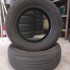 タイヤ代工賃全部込み!　195/65R15 ヨコハマブルーアース　RV03　中古タイヤ2本セット!
