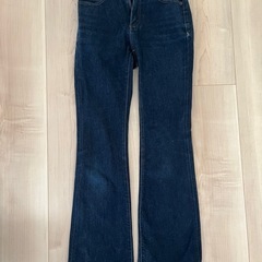 レディース　GU デニムフレアパンツ(xs) 