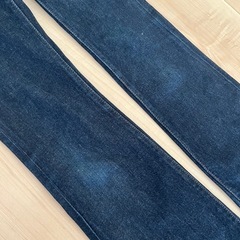 レディース　GU デニムフレアパンツ(xs) の画像