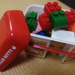 ハローキティ♡タウンバケット ダイヤブロックジュニアセットの画像