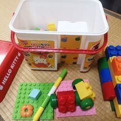 ハローキティ♡タウンバケット ダイヤブロックジュニアセットの画像