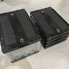 トラスコ　折りたたみコンテナ5個 　50L