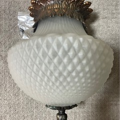 近日削除予定です。アンティーク ビンテージ 昭和 レトロ ランプ  シェード　の画像