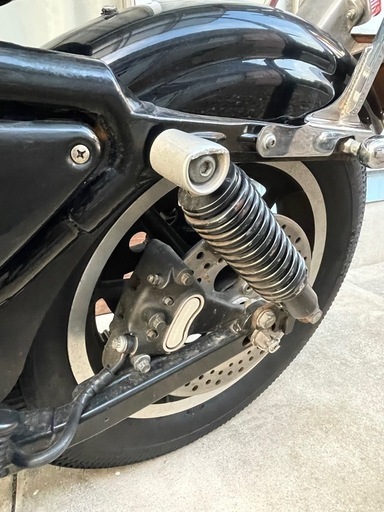 ハーレー 2002年式 スポーツスター XL883 純正品 リジスポリアショック