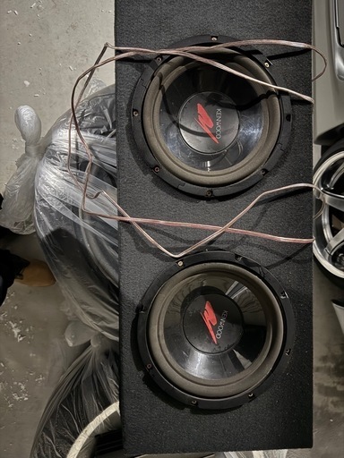 KENWOODウーファー、カロッツェリア
アンプセット