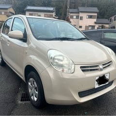パッソ　車検無し