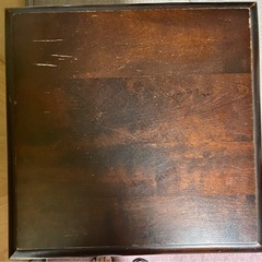 近日終了します。します。北海道民芸家具 レトロ ビンテージ風　飾り台 木製 棚の画像